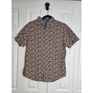 Denim & Flower Ricky Singh Button Up Shirt Men's Medium Black